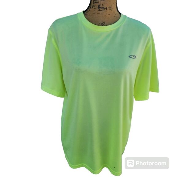 C9 by Champion T Shirt Mens SZ M Hazard Green Dri Fit Work Outdoor Gorpcore Safe - Picture 1 of 5